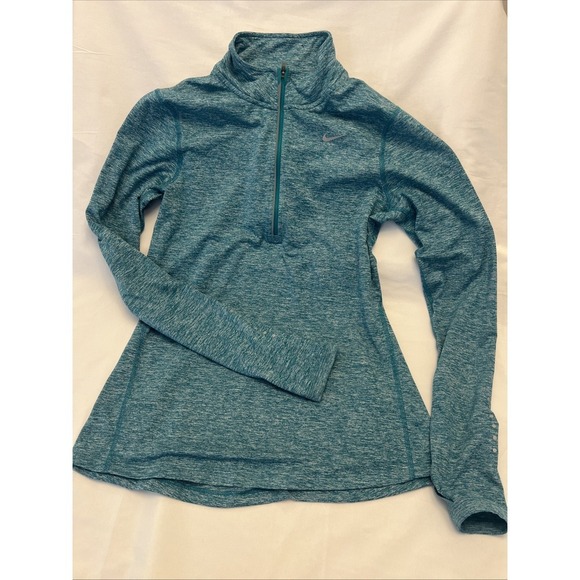 Nike Jacket Women Small Long Sleeve Lightweight Zip Up Element Turquoise Cruise - Picture 3 of 4